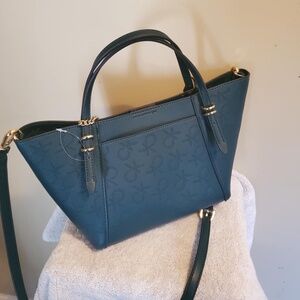 Calvin Klein Denver Logo Tote Green - New - No Tag